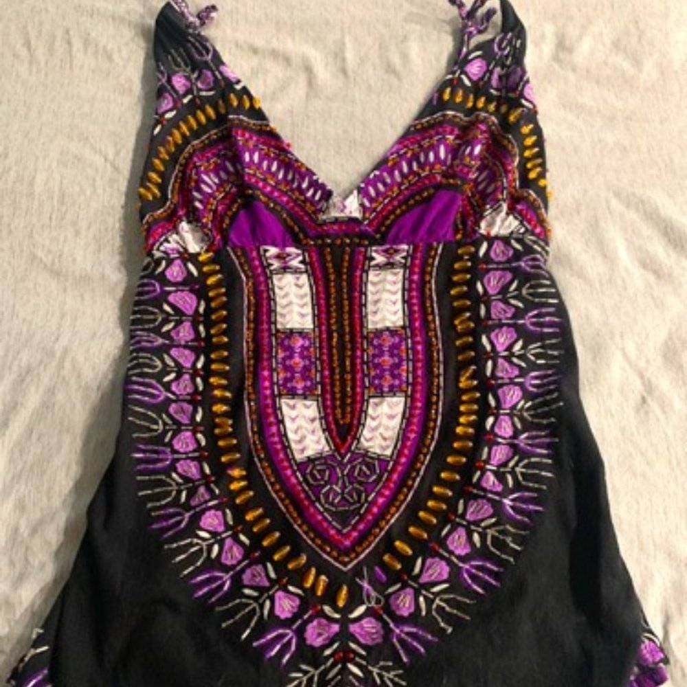 Womans XS beaded top